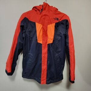 The North Face Hyvent Double Zip Hooded Windbreaker Youth Boy’s L (14/16)